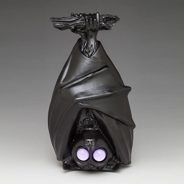 Fox Bat Cookie Jar Black (12H x 8W x 8D)s